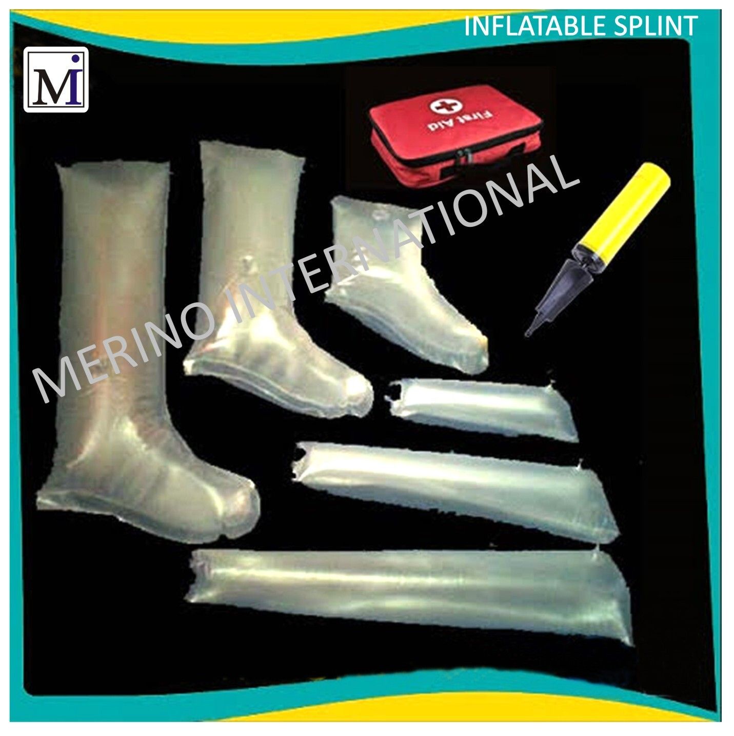 Transparent Inflatable Air Splints