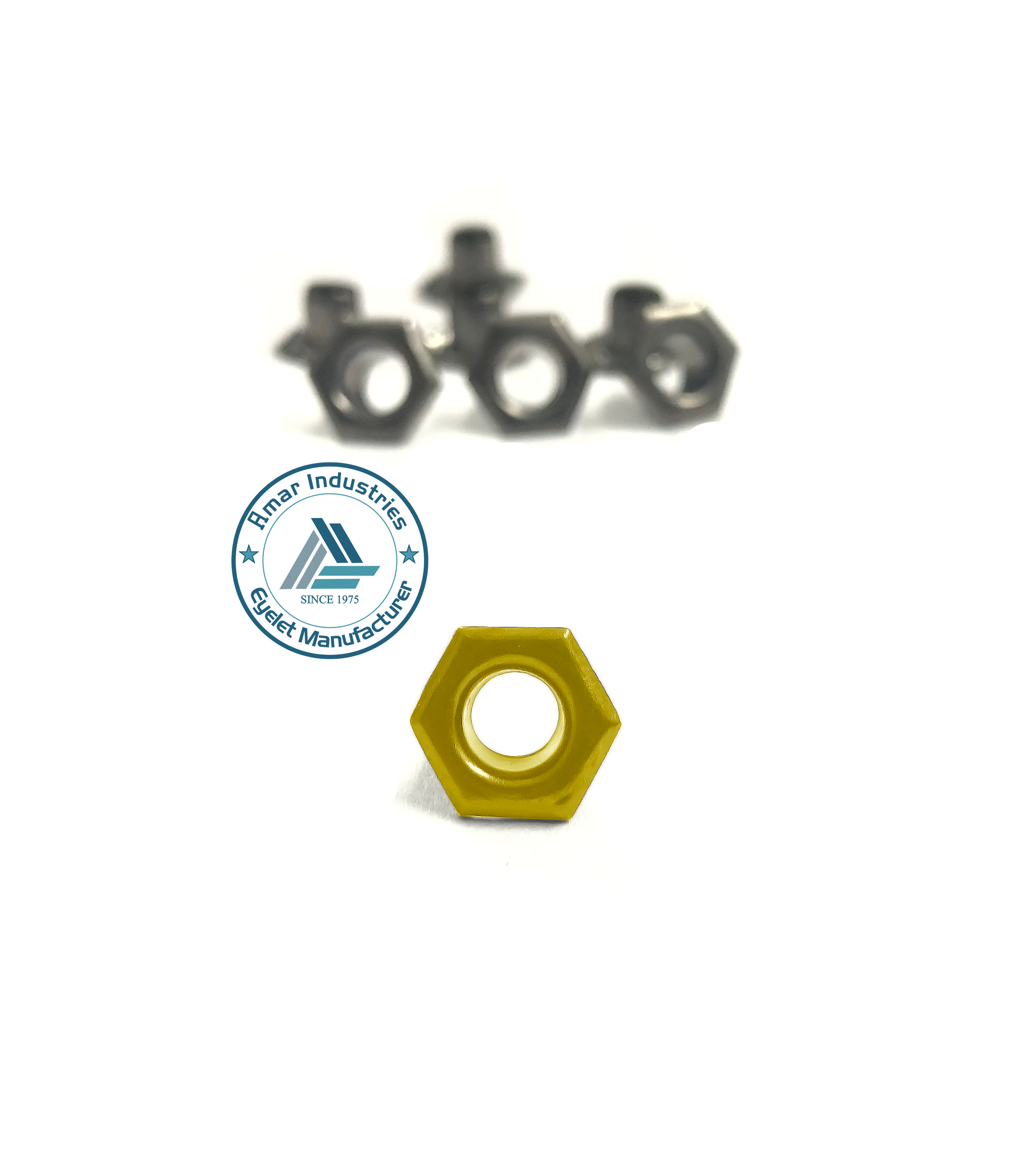 Brass Eyelet No 600 Hexagon