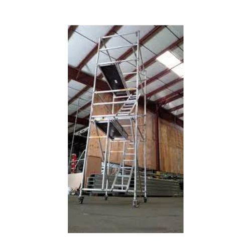 Silver Industrial Aluminium Scaffolding