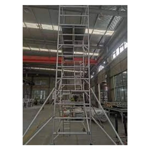 Silver Aluminium Scaffolding Ladder