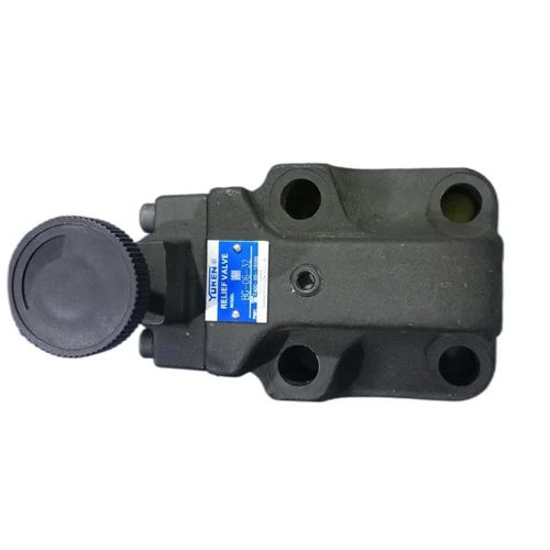 Black Yuken Hydraulic Pressure Relief Valve