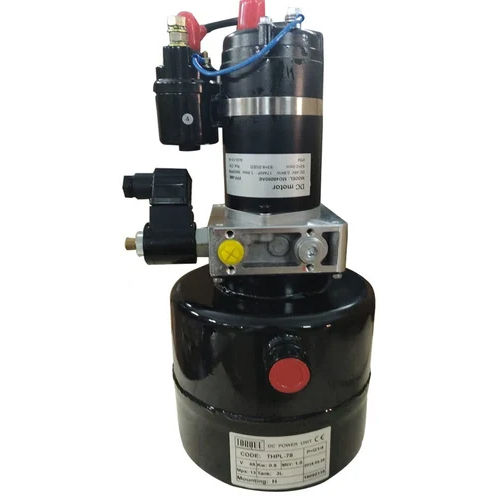 Black Dc Hydraulic Power Pack