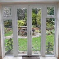 UPVC And Toughened Glass Door