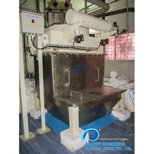 Industrial Bag Dump Station - Material: Stainless Steel