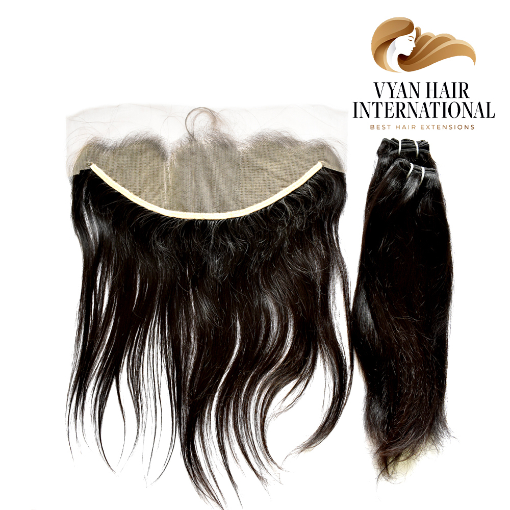 Raw Virgin Unprocessed Human Hair 100% Virgin Human Indian Hair Peruvian Hair Bundles With Lace Freontal Closure