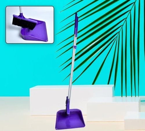 DUSTPAN AND BRUSH LONG HANDLE