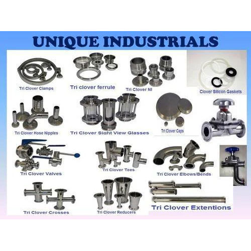 Gray Triclover Fittings And Valves