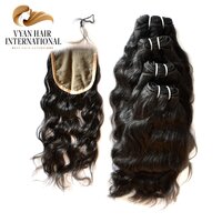 Raw Hair Extension Human Weave With Closure Frontal Deep Loose Wave Virgin Hair Frontal And Bundles Human Hair