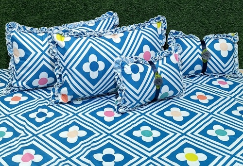 Glace Cotton Floral Bedsheet