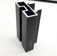 16x45 Horizontal Slim Profile Aluminum - Capacity: Supports Standard Residential & Commercial Windows