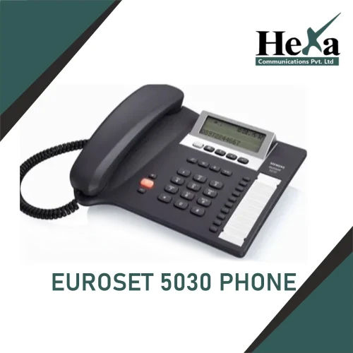 Black Euroset 5030 Analog  Phone