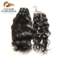 Wholesale Bulk Raw Unprocessed Weave Brazilian Cuticle Aligned Virgin Vendors 100 Human Hair Bundles With Closure Frontal