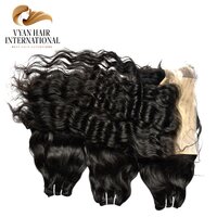 Wholesale Bulk Raw Unprocessed Weave Brazilian Cuticle Aligned Virgin Vendors 100 Human Hair Bundles With Closure Frontal