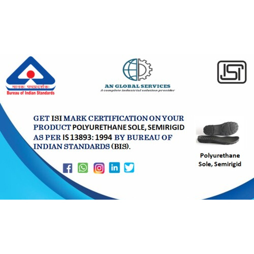 Polyurethane Sole Semirigid ISI Certification