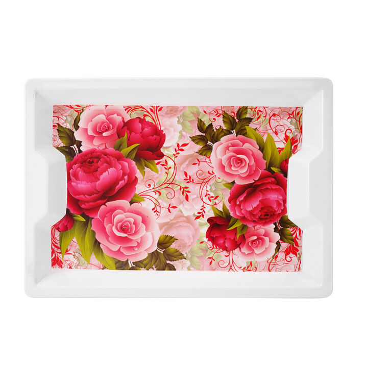 Elegant Lovely Trays - Color: White