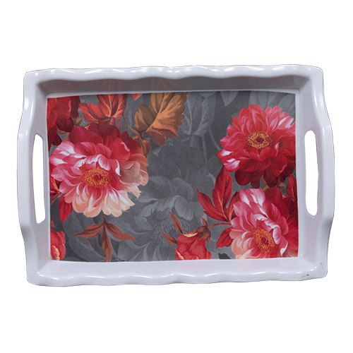 Priyanka Serving Tray - Color: White