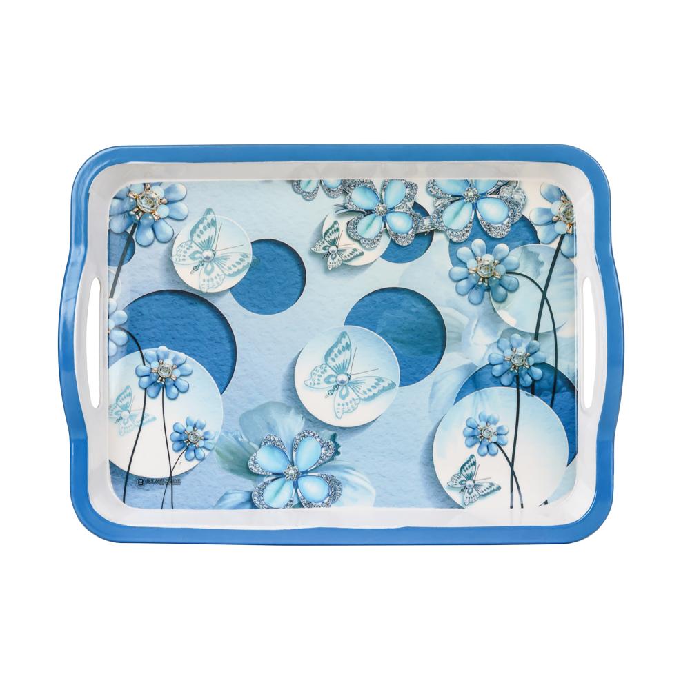Melamine Taj Handle Tray -4 No
