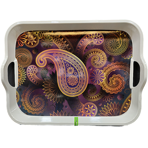 Taj Serving Trays - Color: White