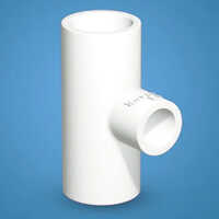 Upvc Reducing Tee - 3/4 To 3 Inches, White Color | Astm Certified, Durable, Corrosion And Uv Resistant, One-year Warranty