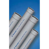 Upvc Swr Pipe - Diameter 75-160mm, Thickness 1.8-3.2mm, Grey Color, 1-year Warranty, Superior Drainage Performance