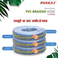 Pvc Braided Hose Pipe - High-quality Pvc Material, 1-inch Diameter, Blue Color, 100 Meters Length | Reliable, Durable, Flexible For Water And Air Transfer