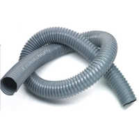 Pvc Duct Hose - 1-8 Inch, 10-30 Meters | Grey Flexible Pvc Material, Heavy-duty Durability, 1-year Warranty