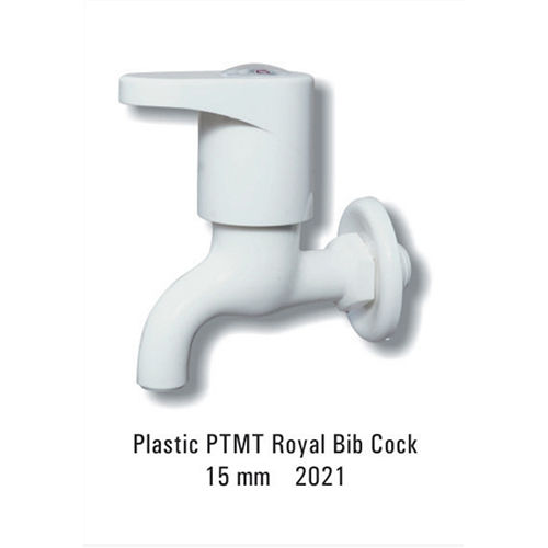 Plastic PTMT royal bib cock 15 MM