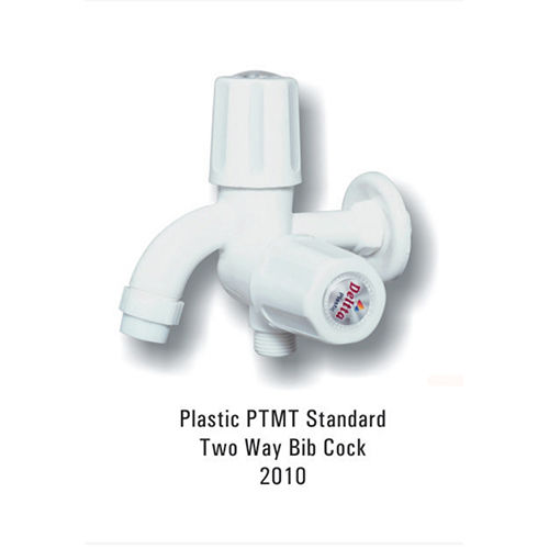 Plastic PTMT standard two way bib cock