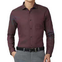 Men Formal Cotton Shirt - Customized Size, Full Sleeve, Plain Design | Washable, Ideal For Summer And Formal Events