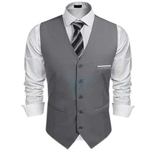 Mens Formal Grey Vest