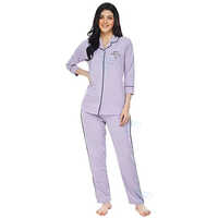 Violet Ladies Night Suit
