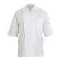 Chef Coat - Cotton Material, Customized Size , Summer Wear For Men In Classic White