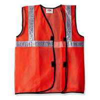 रेड मेन्स रिफ्लेक्टिव सेफ्टी जैकेट