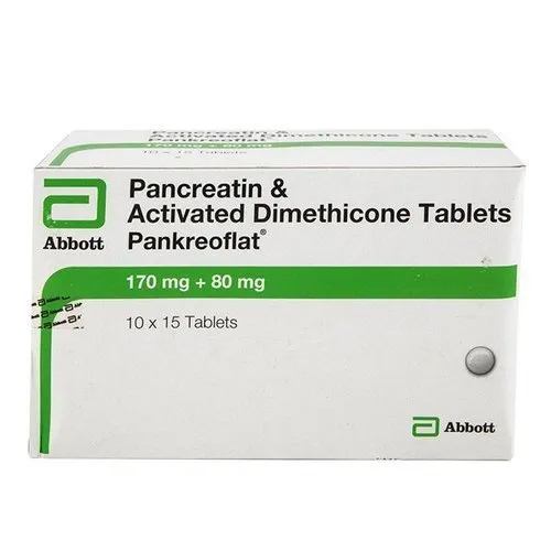 Pancreatin 170 Mg Dimethicone 80 Mg Tablets