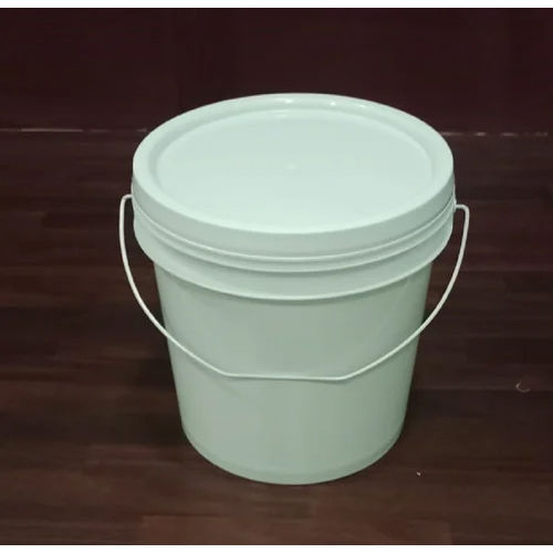 5Kg White Packaging Plastic Container