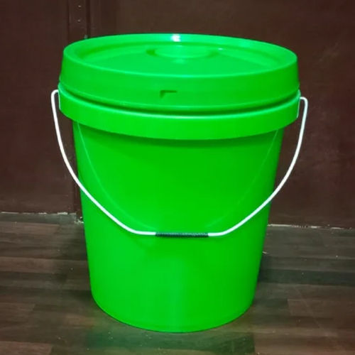 Round 10 Litre Green Storage Plastic Container