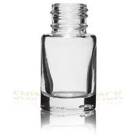 20ml GLASS FLAT SHOULDER DROPPER CLEAR BOTTLE