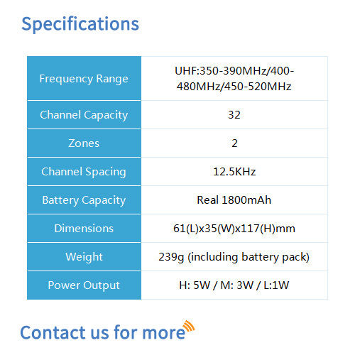 BF-TD518 DMR Portable Radio