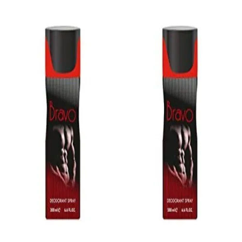 Black Ramsons Bravo Deodorant Body Spray 200 Ml (Pack Of 2)