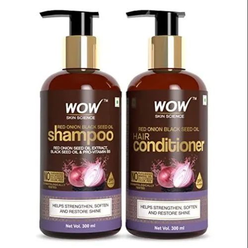 Hair Treatment Products Wow Skin Science Onion Oil Shampoo And Conditioner 600Ml