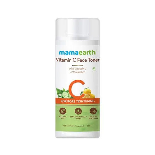 Mamaearth Vitamin C Toner For Face with Vitamin C And Cucumber for Pore Tightening