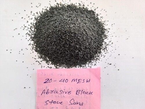 Stone sand Abrasive sand 8 number hardness black stone 20-40 mesh fine sand and grit for water jet and sand blasting
