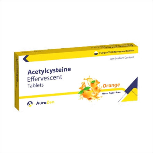 Acetylcysteine Effervescent Tablets - Easy-to-Consume, Room Temperature Storage | Supports Respiratory Health, Boosts Immune System, Reduces Cold and Flu Symptoms