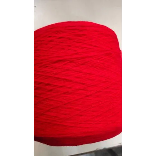 Light In Weight Red Knitted Yarn