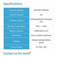 BF-7110 Analog Two Way Radio Transceiver