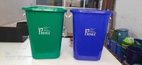 Square open top 40Ltr Plastic Dustbin