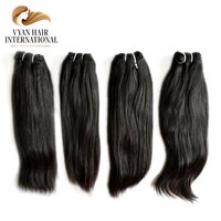 Raw Indian Hair Unprocessed Virgin Natural Straight Wavy Hair Vendors Indian Cuticle Aligned Raw Human Hair