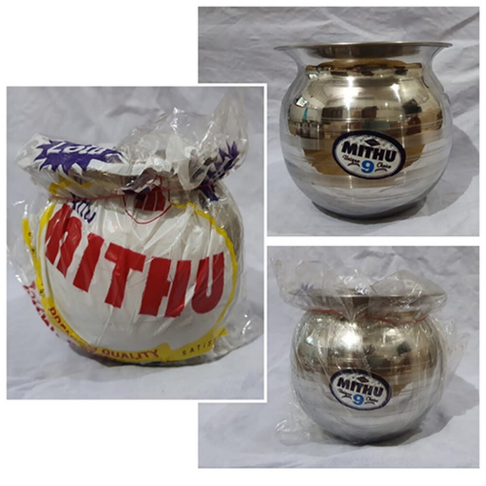 Stainless Steel Water Lota - Color: Silver