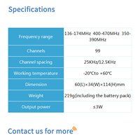 BF-3111 Professional FM Transceiver