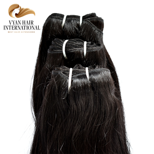 100% Virgin Cuticle Aligned Human Hair Bundles And Tangle Free Indian Human Hair At Wholesale Factory Price